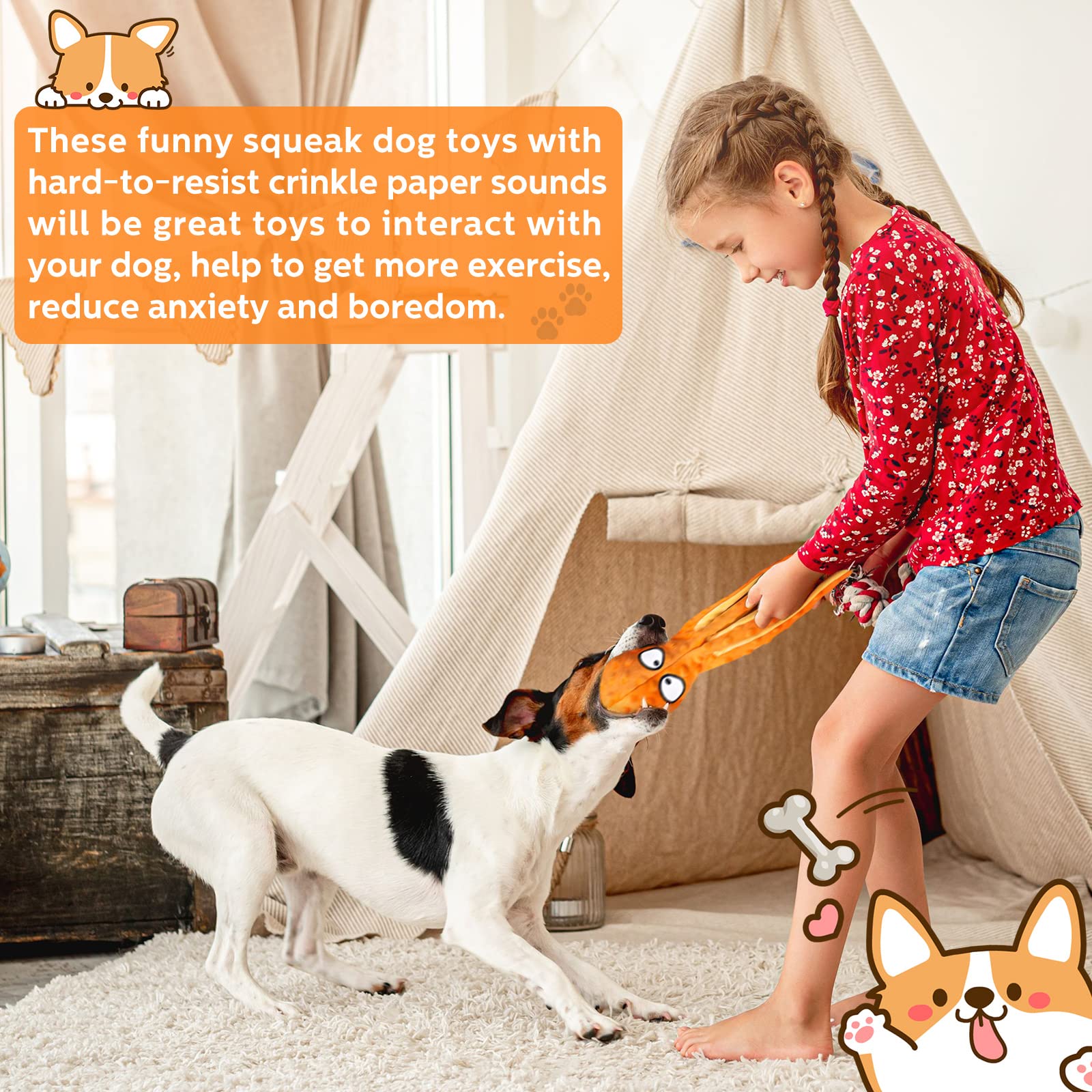 Vinsot safe-chew design supports supervised play and dental-friendly fun.
