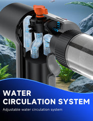 Ergonomic one-hand grip enables easy, drip-free maintenance and cleaning.