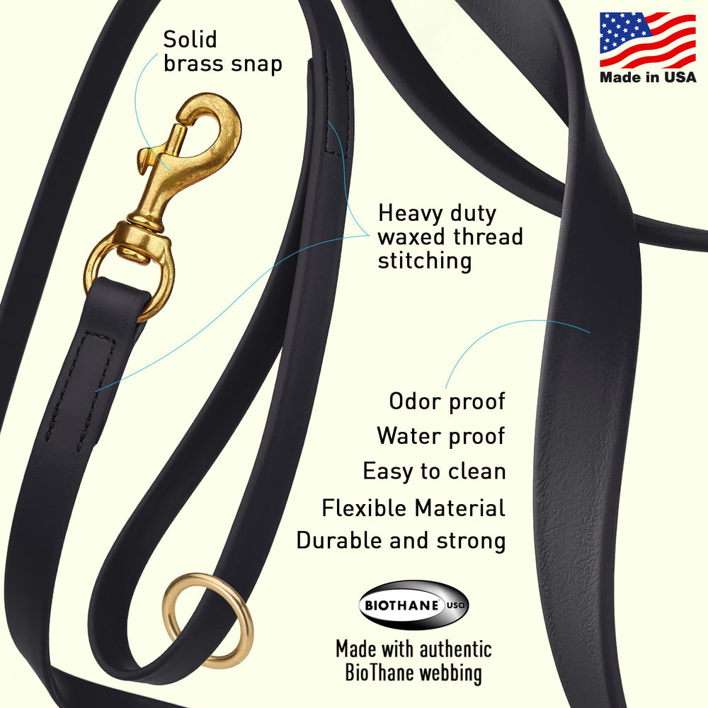 Viper Biothane coating provides waterproof performance for outdoor adventures.