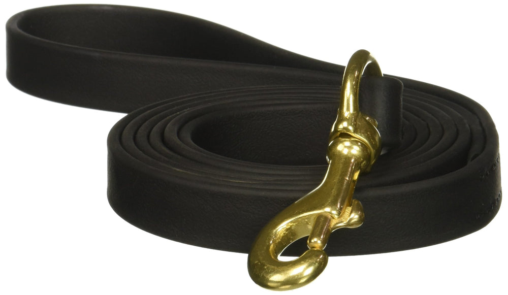 Solid brass hardware resists rust for reliable duty use.