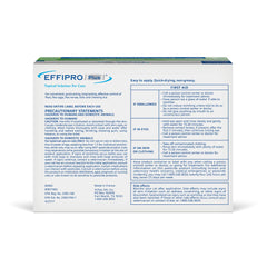 Virbac EFFIPRO Plus box packaging highlighting non-expiring, three-month supply information.