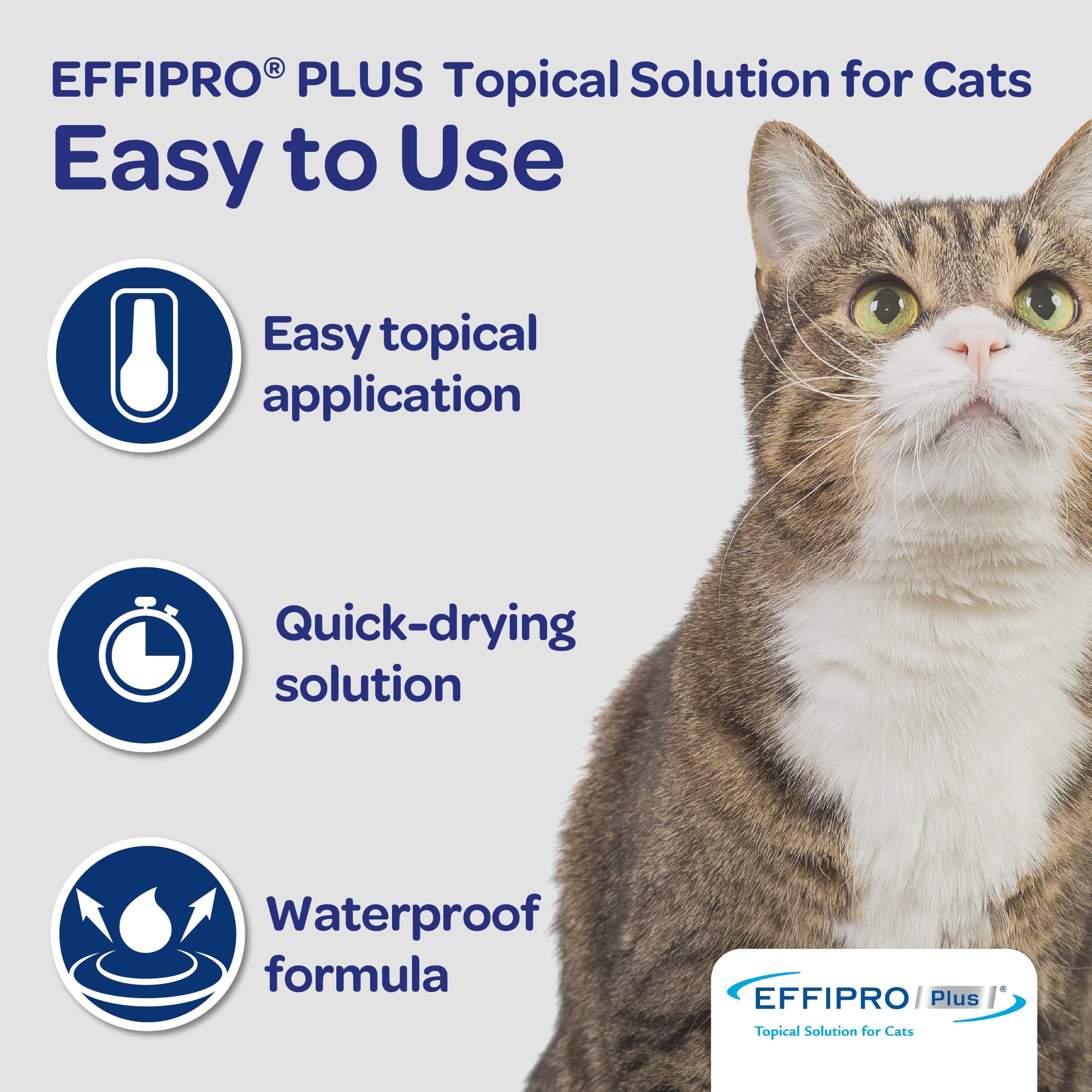 Virbac EFFIPRO Plus manufacturing-date label confirms non-expiration claim.