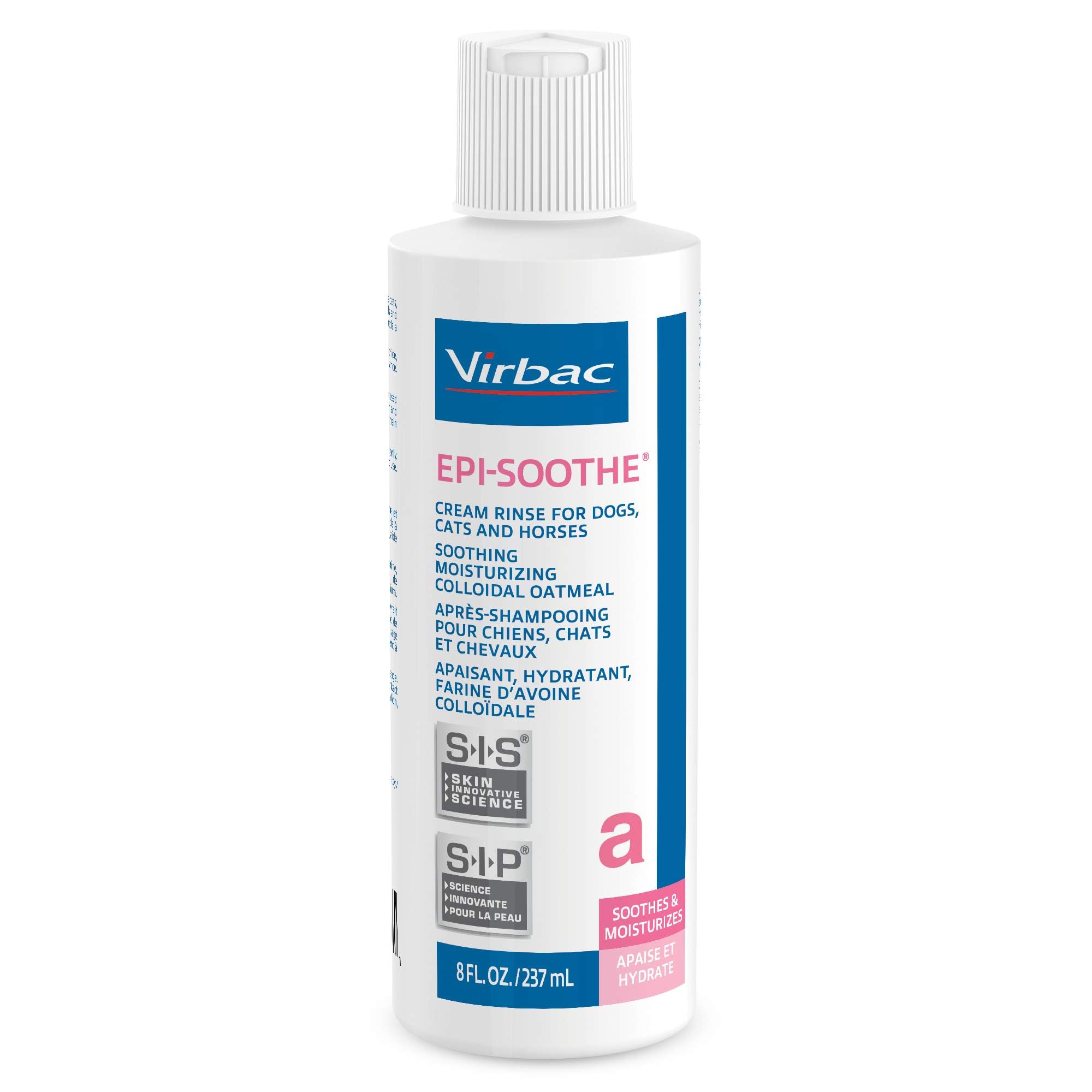 Virbac EPI-SOOTHE Cream Rinse bottle for gentle soothing care after bath