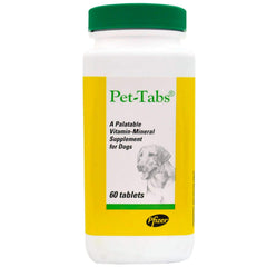 Virbac Pet Tabs Original Formula bottle pour for easy daily dog vitamin support