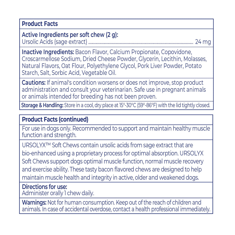 Virbac URSOLYX Soft Chews on shelf, ready to add to daily routine.