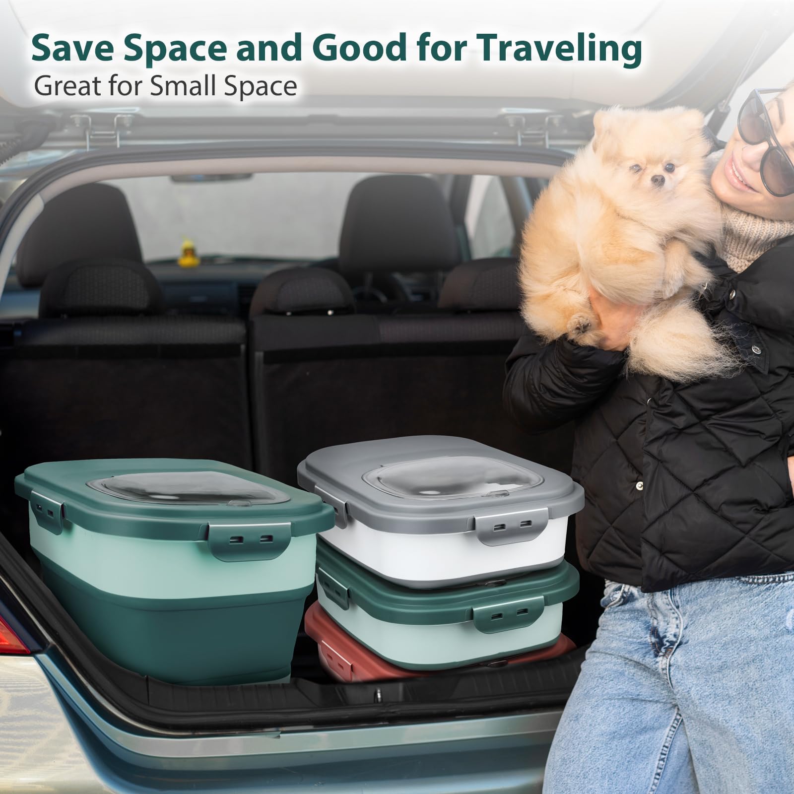 Viretec BPA-free airtight seal protects pet food from pests and moisture