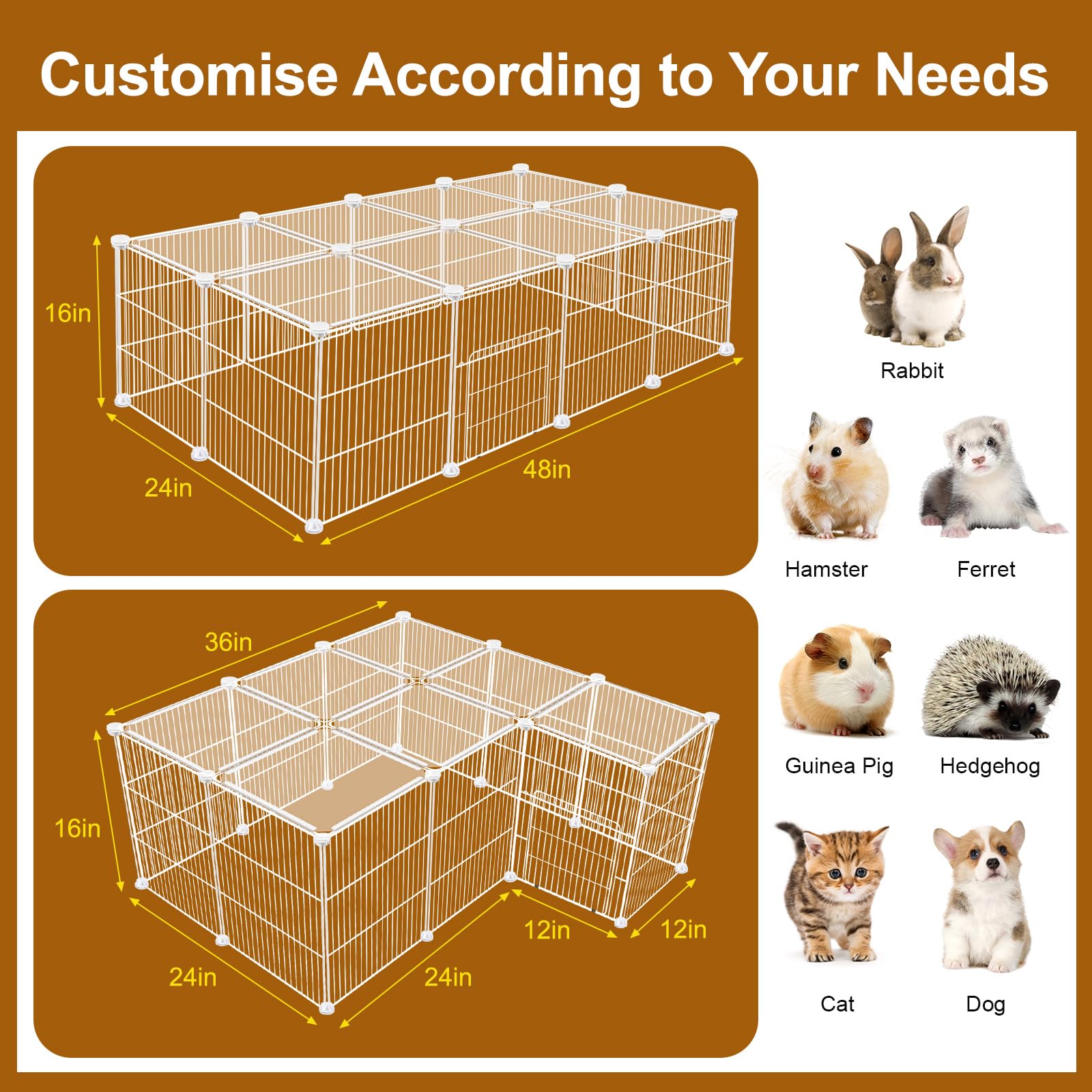 VISCOO playpen door panel demonstrating easy pet access and hygienic exit