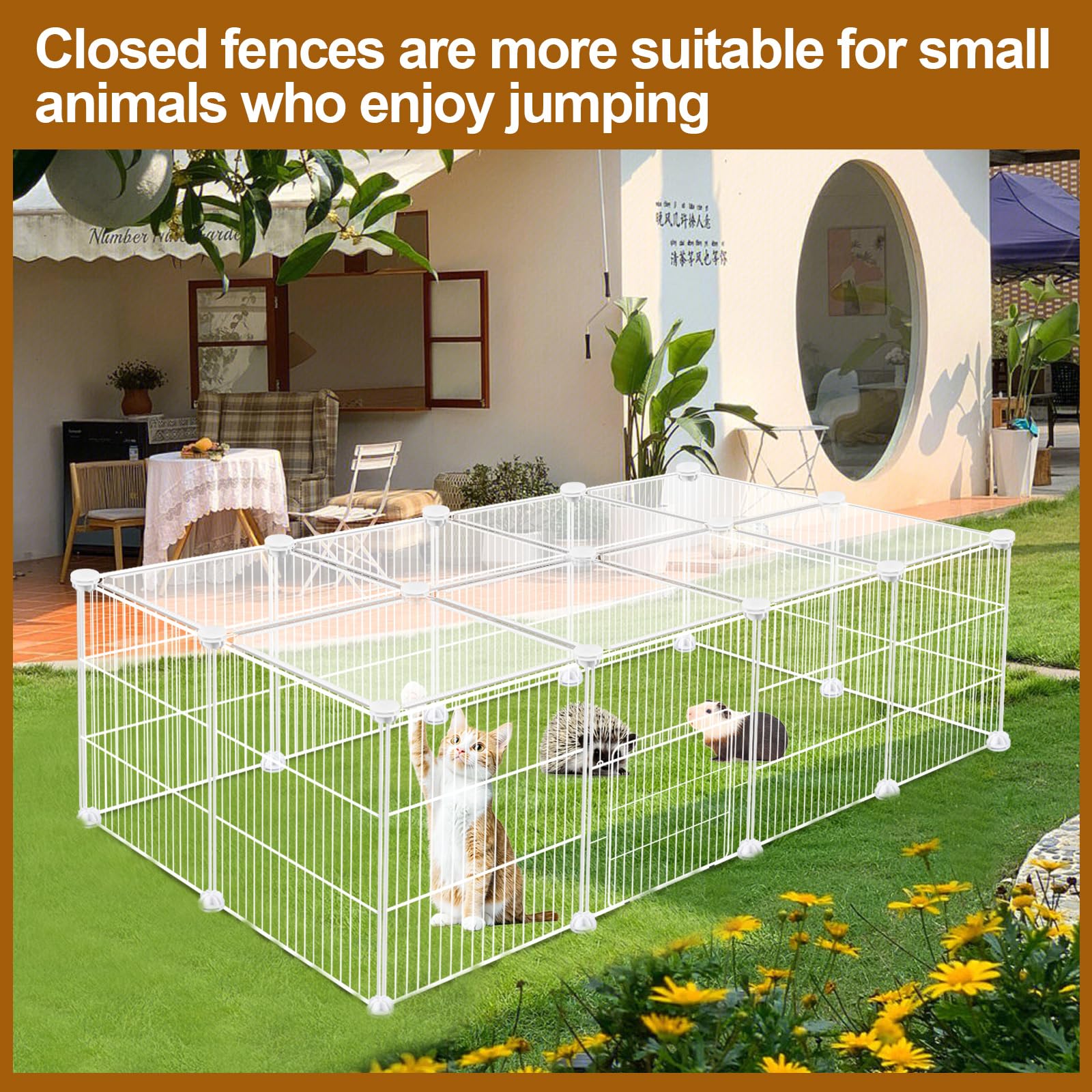 VISCOO assembly with connectors enables sturdy indoor-outdoor setup