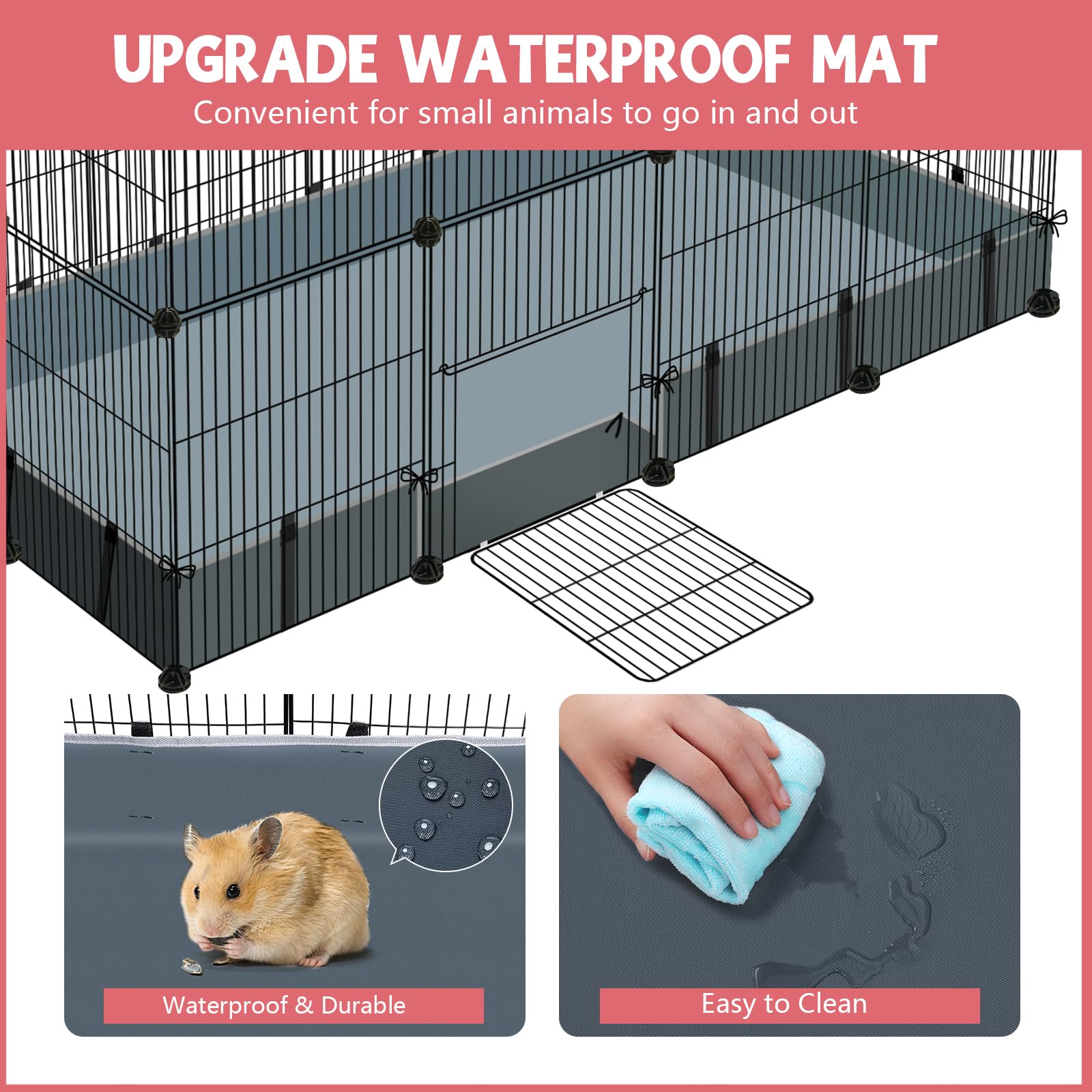 VISCOO C&C cage design enables versatile small-animal play