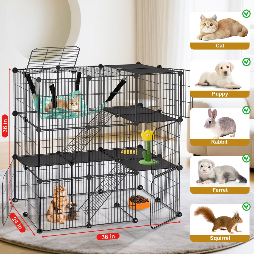 Viscoo cat cage easy DIY assembly and customization