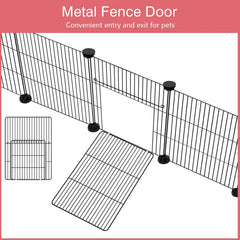 VISCOO coated-steel fence emphasizes durability for long-lasting pet containment.