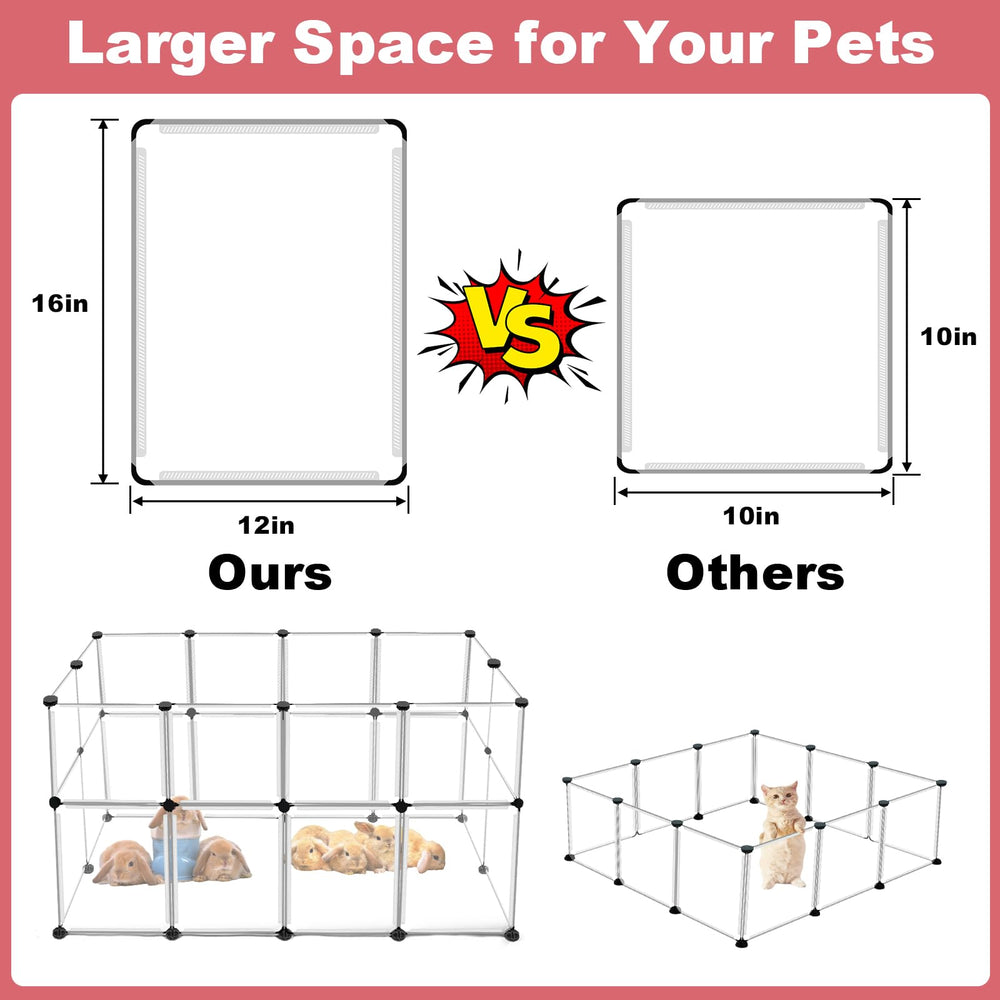 VISCOO indoor outdoor small animal pen ideal for guinea pigs and bunnies.