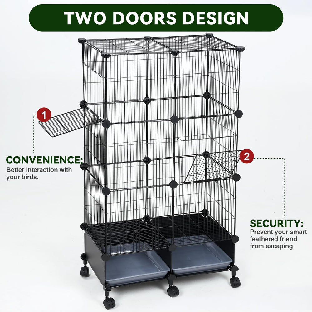 VISCOO two doors design for safe access and ventilation
