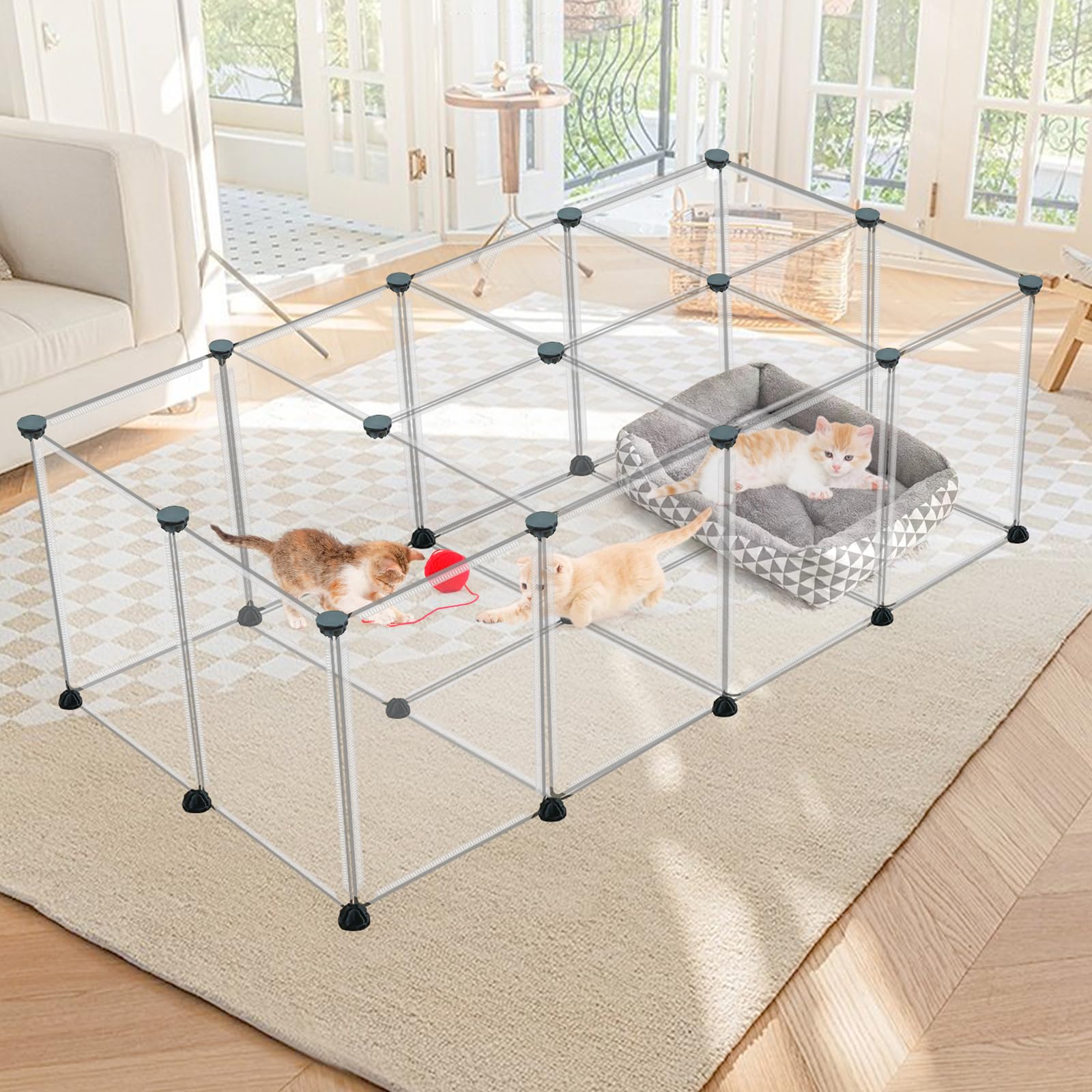 VISCOO versatile small animal cage for various pets and setups.