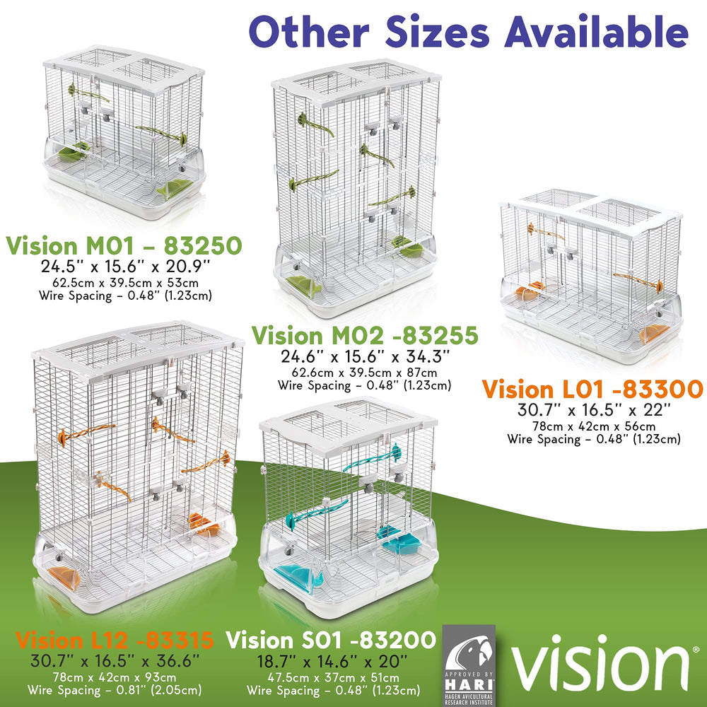 Vision M02 easy-to-assemble design for fast setup.