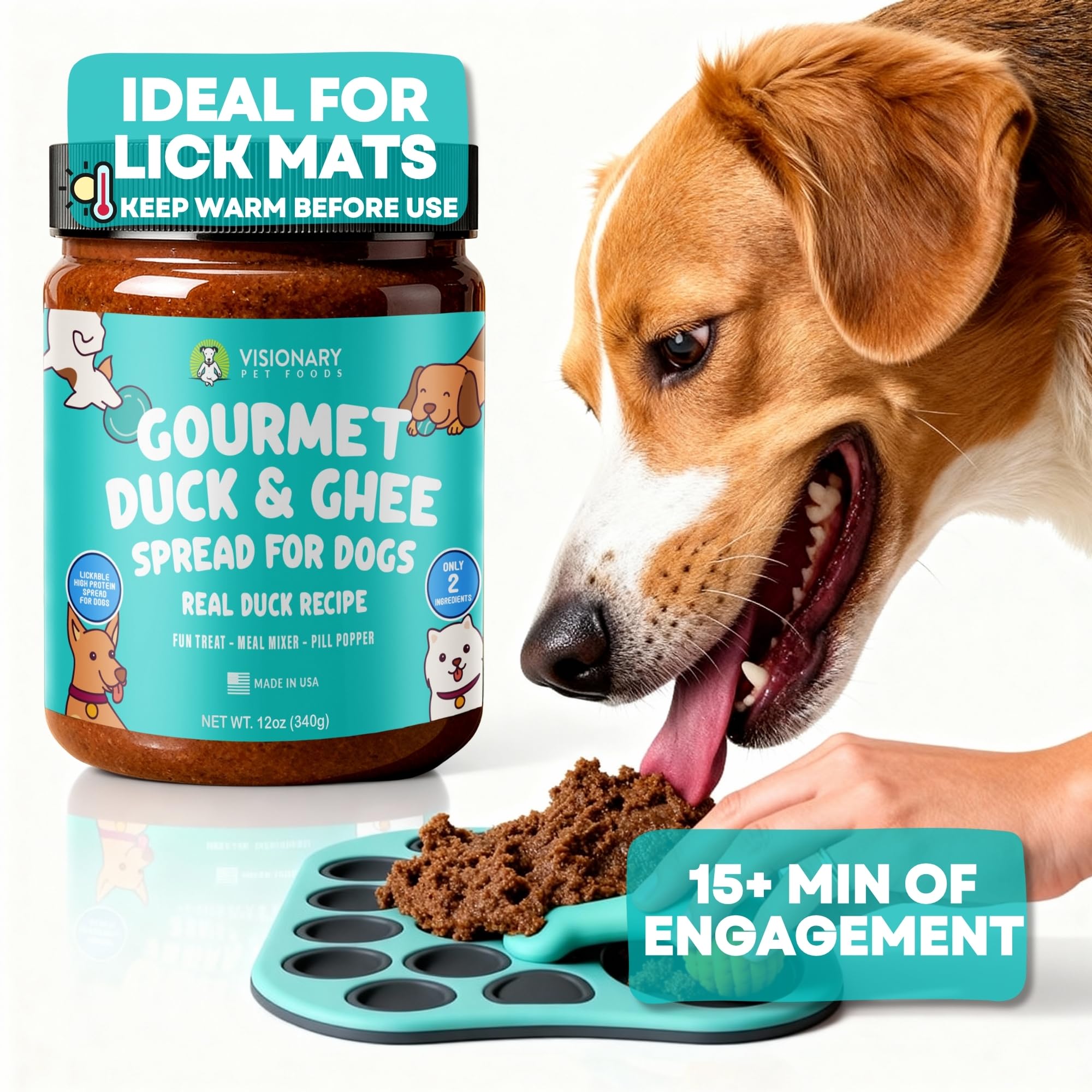 Pill pockets using Visionary Pet Foods Duck Meat Spread for easier med administration.