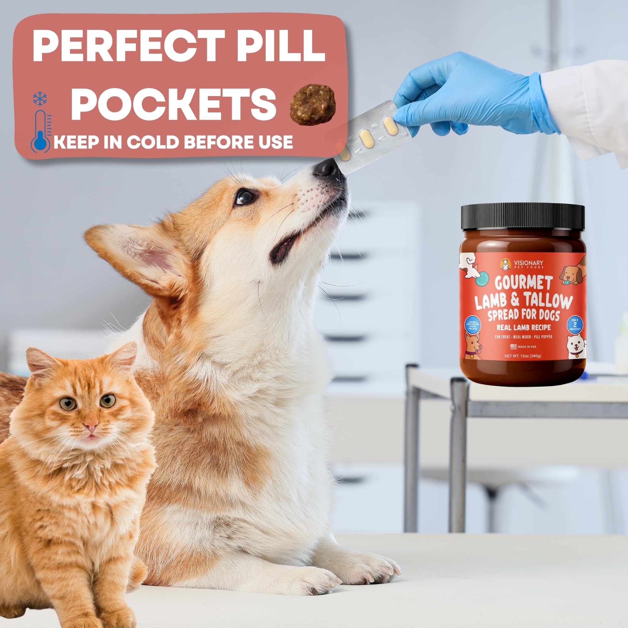 Meat Spread used in pill pockets for easy administration