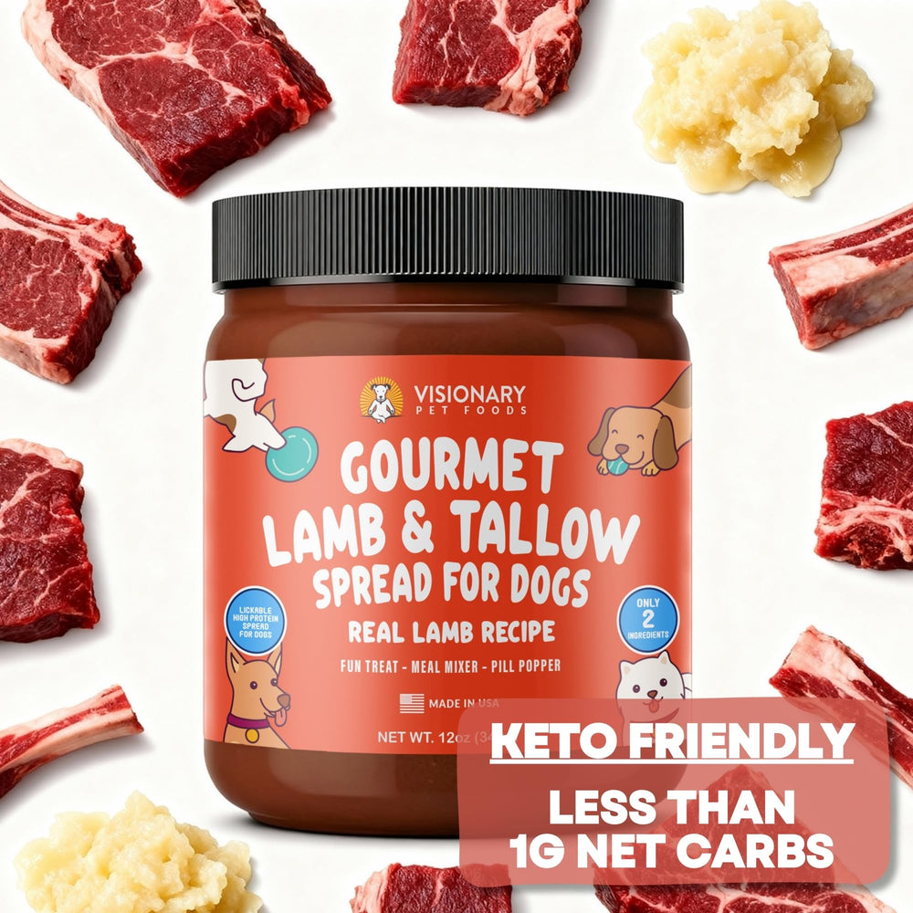 Small-breed serving of Visionary Pet Foods Meat Spread