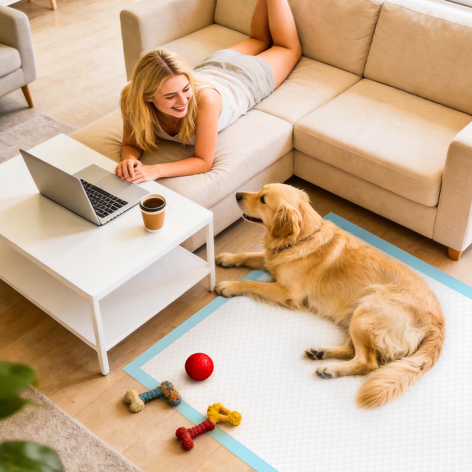 Visrie soft top layer is paw-friendly and gentle on paws