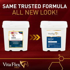 Vita Flex MSM Ultra Pure Joint Supplement for dogs supports mobility and comfort.