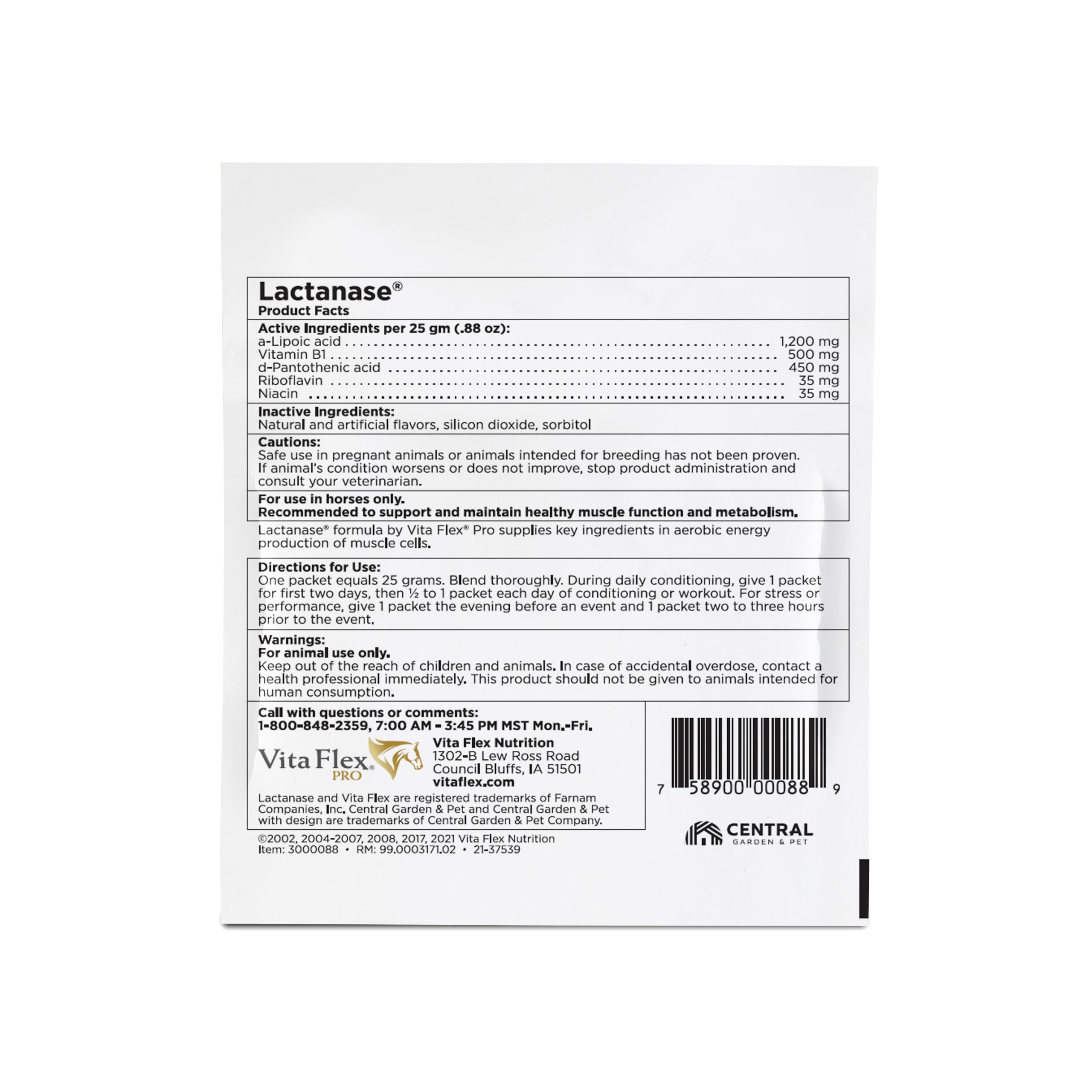 Pre-ride dosing with Vita Flex Pro Lactanase for endurance.