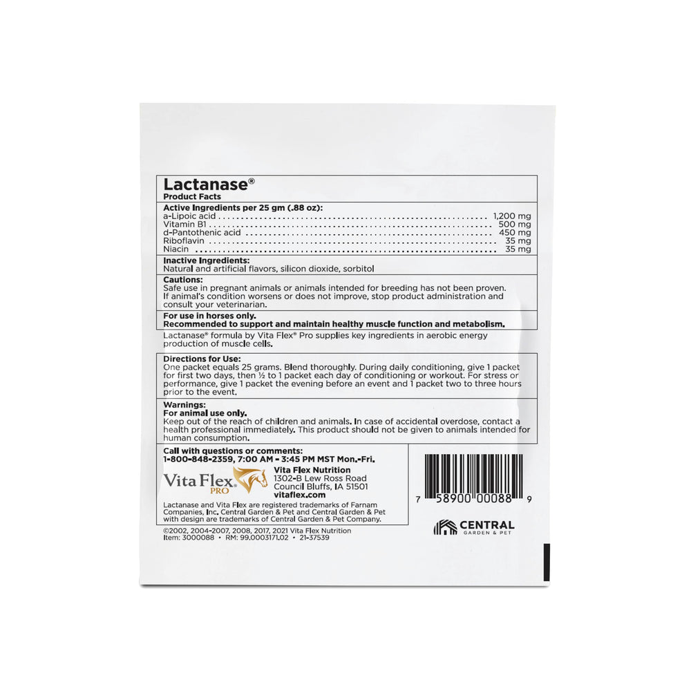 Pre-ride dosing with Vita Flex Pro Lactanase for endurance.