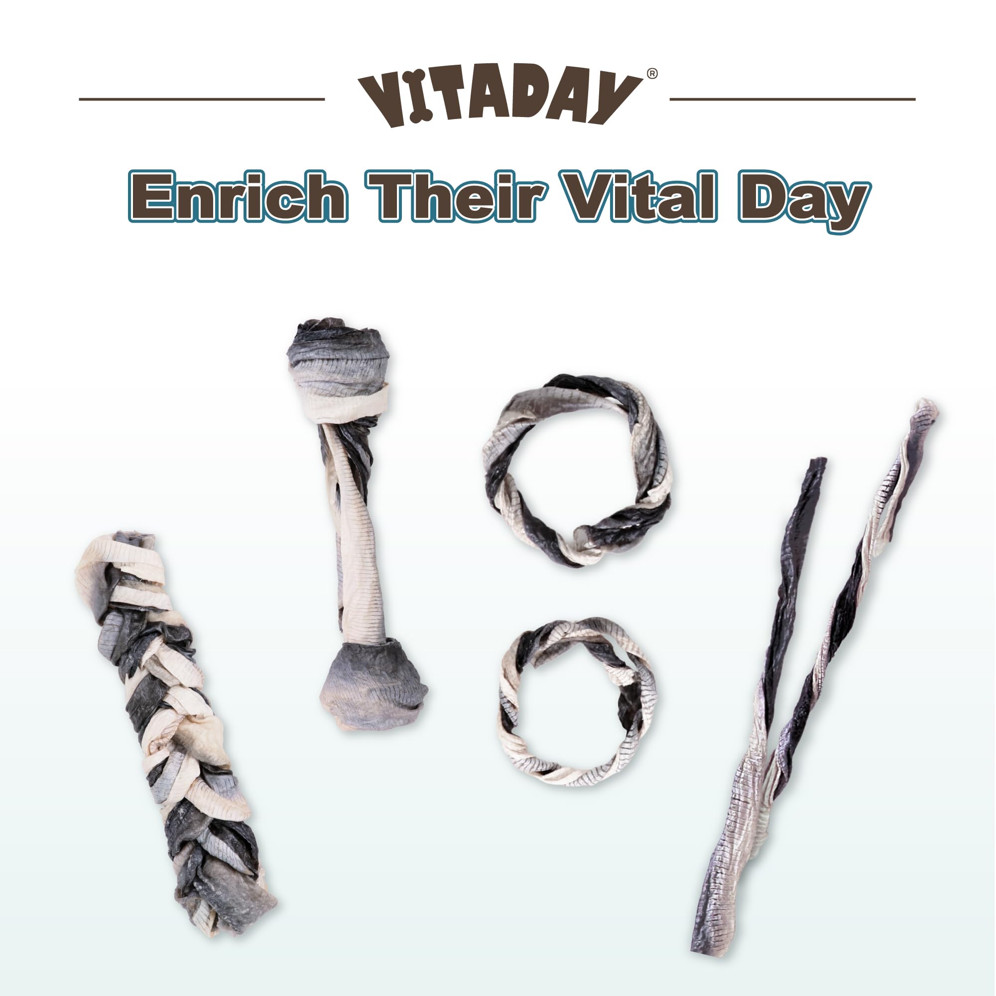 VITADAY 2.5oz pack — convenient snack for rewards on walks.