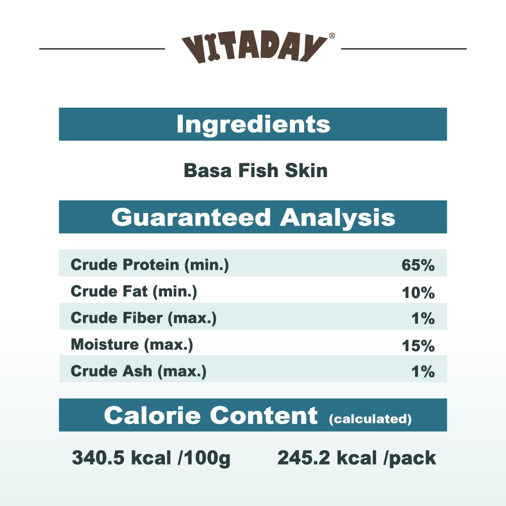 VITADAY hypoallergenic novel-protein — Basa protein ideal for sensitive tummies.