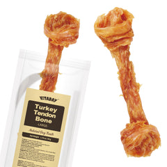 VITADAY Turkey Tendons braided chew provides long-lasting entertainment and dental benefits.