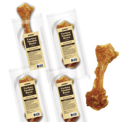 VITADAY turkey tendons small-breed hand-braided chew for dogs, long-lasting
