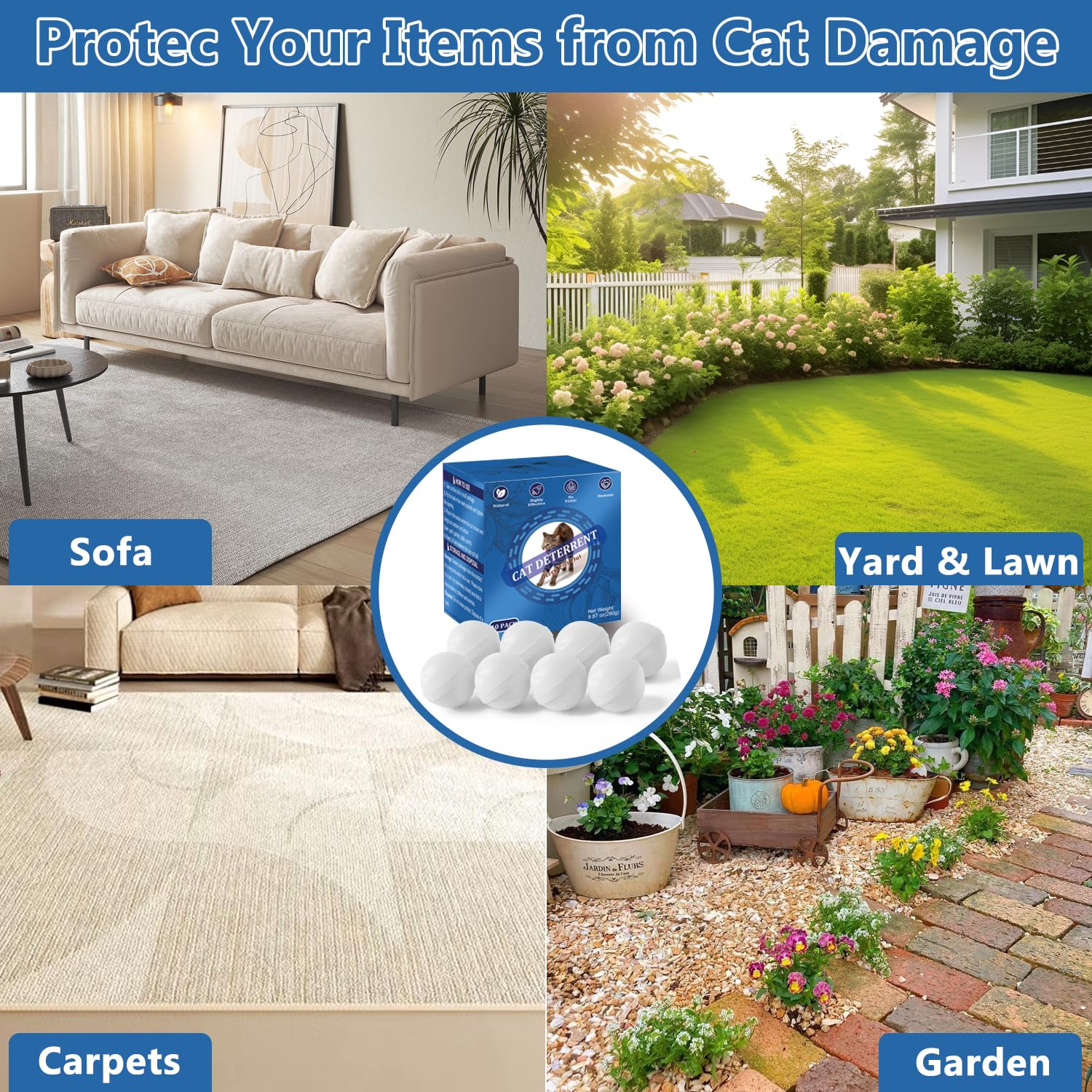 VITAFOR outdoor setup demonstrating up to 60 days protection