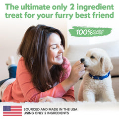 Vitafur Barkin Burger salmon-pumpkin treat provides omega-rich bite for coat shine.