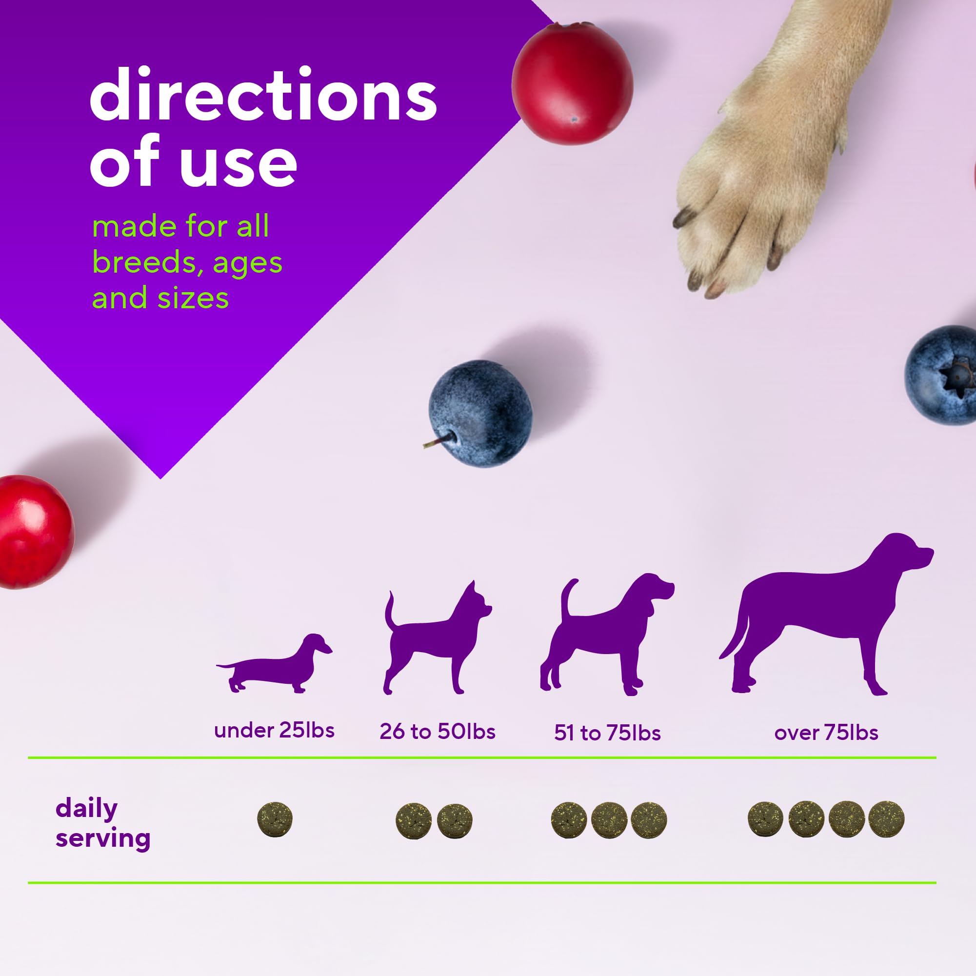 Vet-formulated USA-made VitaFusion for Dogs badge on the package.