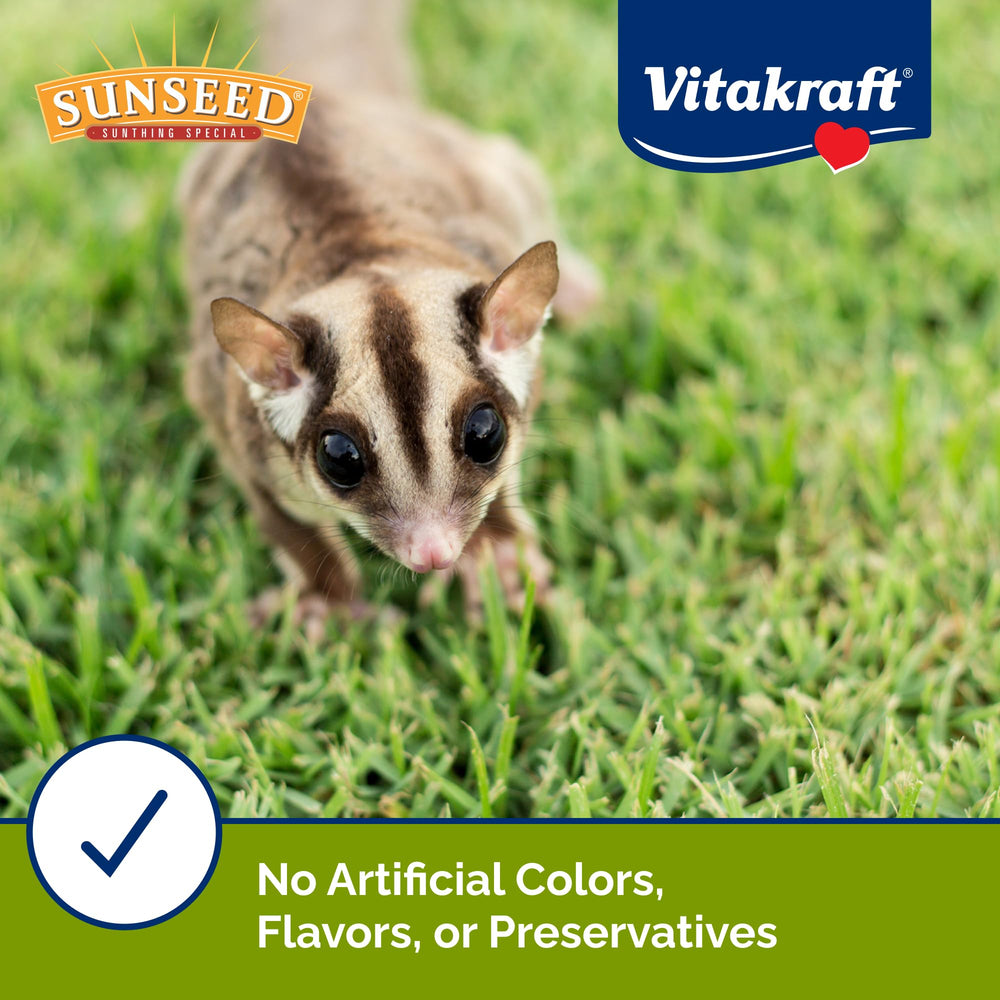 Vitakraft Sunseed Vita Prima feeding routine with uniform pellets.