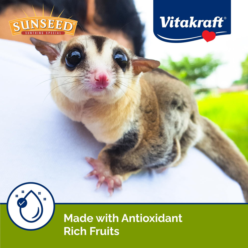 Vitakraft Sunseed Vita Prima no artificial colors or preservatives panel.
