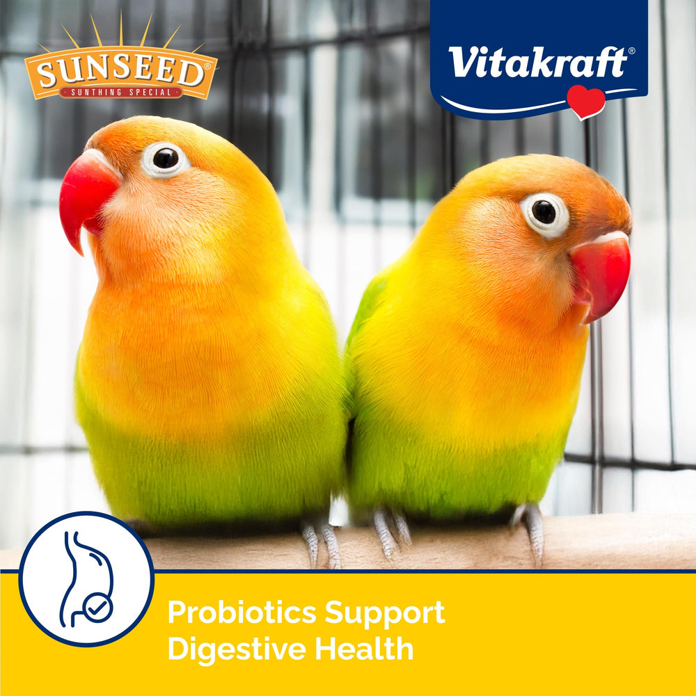 Balanced seed, grain, and pellet blend in Vita Smart for daily nourishment