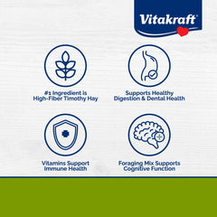 Close-up of Vitakraft Vita Smart pellets showing texture variety for nibbling.