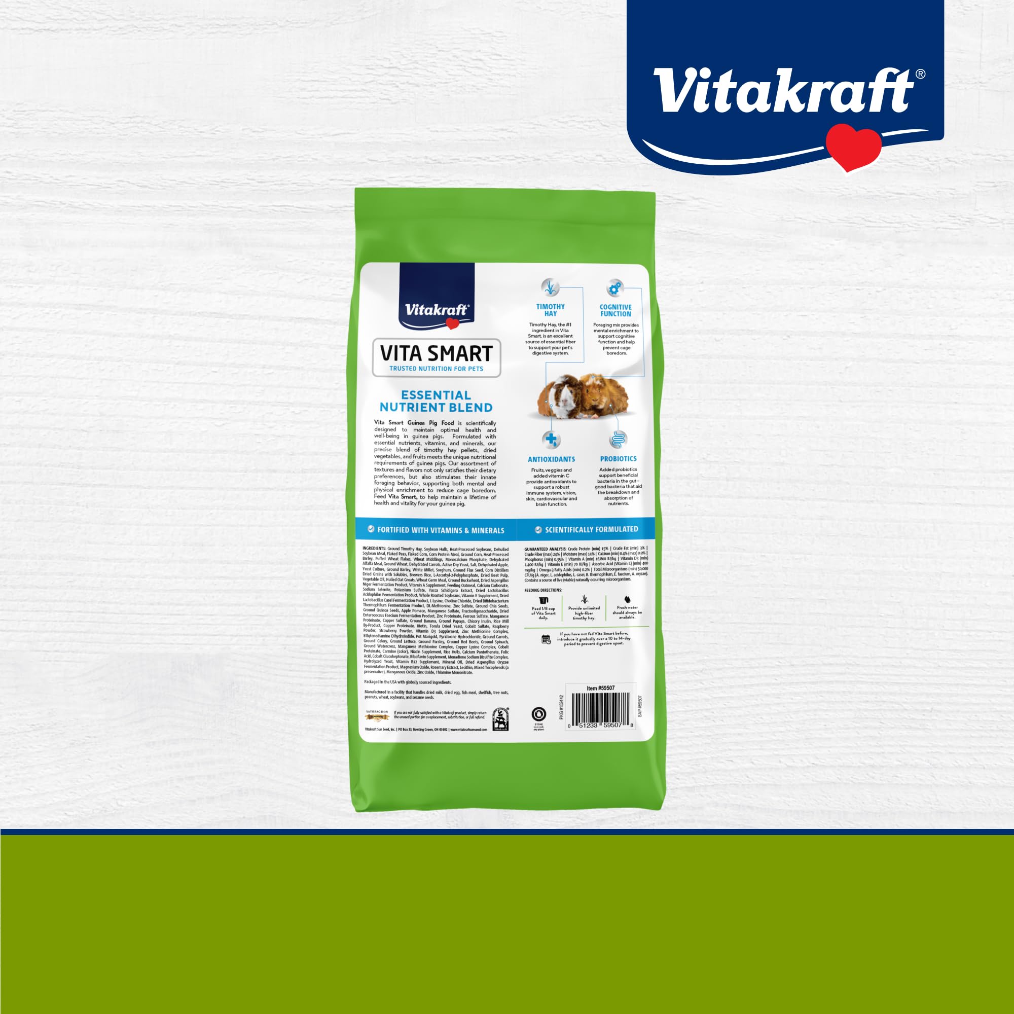 Vitamin C enriched Vita Smart supports daily vitality.