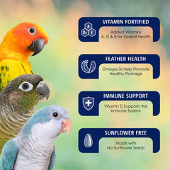 Vitakraft VitaSmart real vegetables and fruits ingredients close-up highlighting natural flavor.