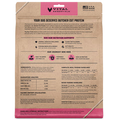 Vital Essentials chicken mini nibs close-up highlights premium butcher-cut protein for strong meals.
