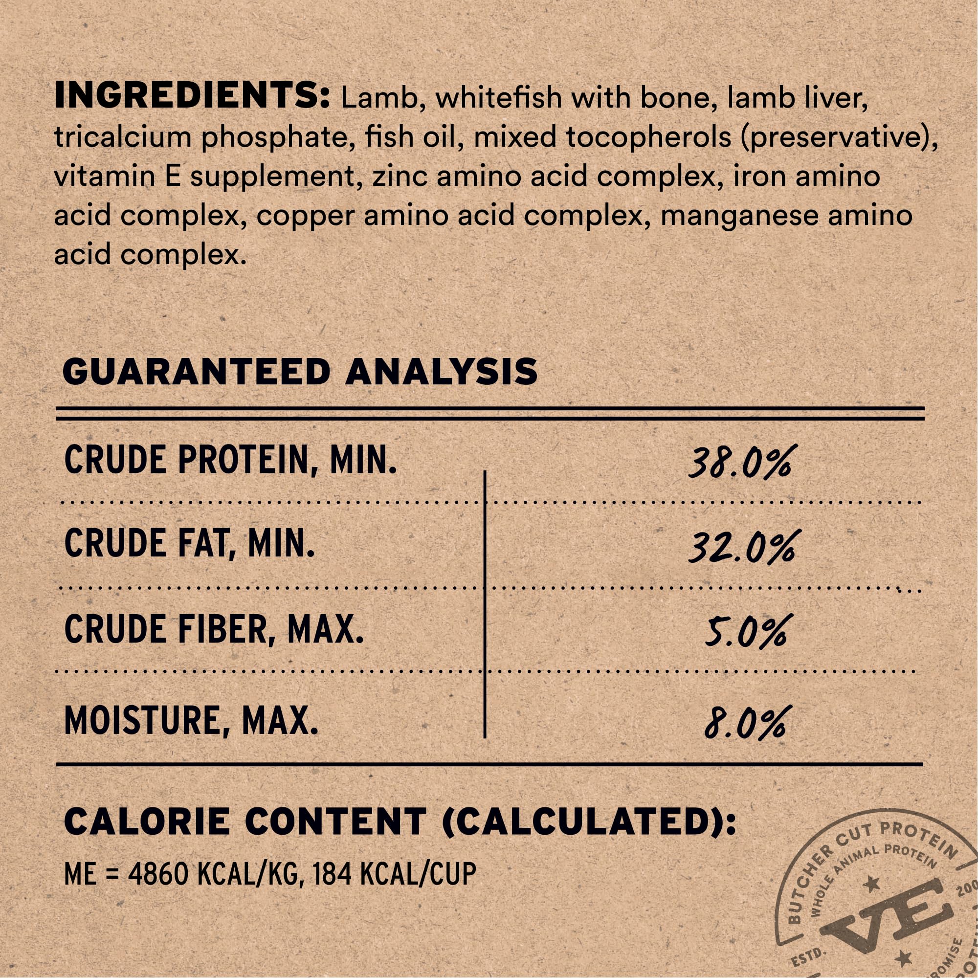Vital Essentials complete meal option: crumble and rehydrate for moisture-rich feeding routine.
