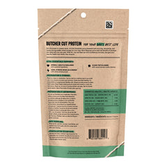 Vital Essentials freeze-dried minnows label details sourcing and humane harvesting.