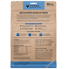 Vital Essentials mini nibs texture close-up highlighting crisp bite for grain-free nutrition