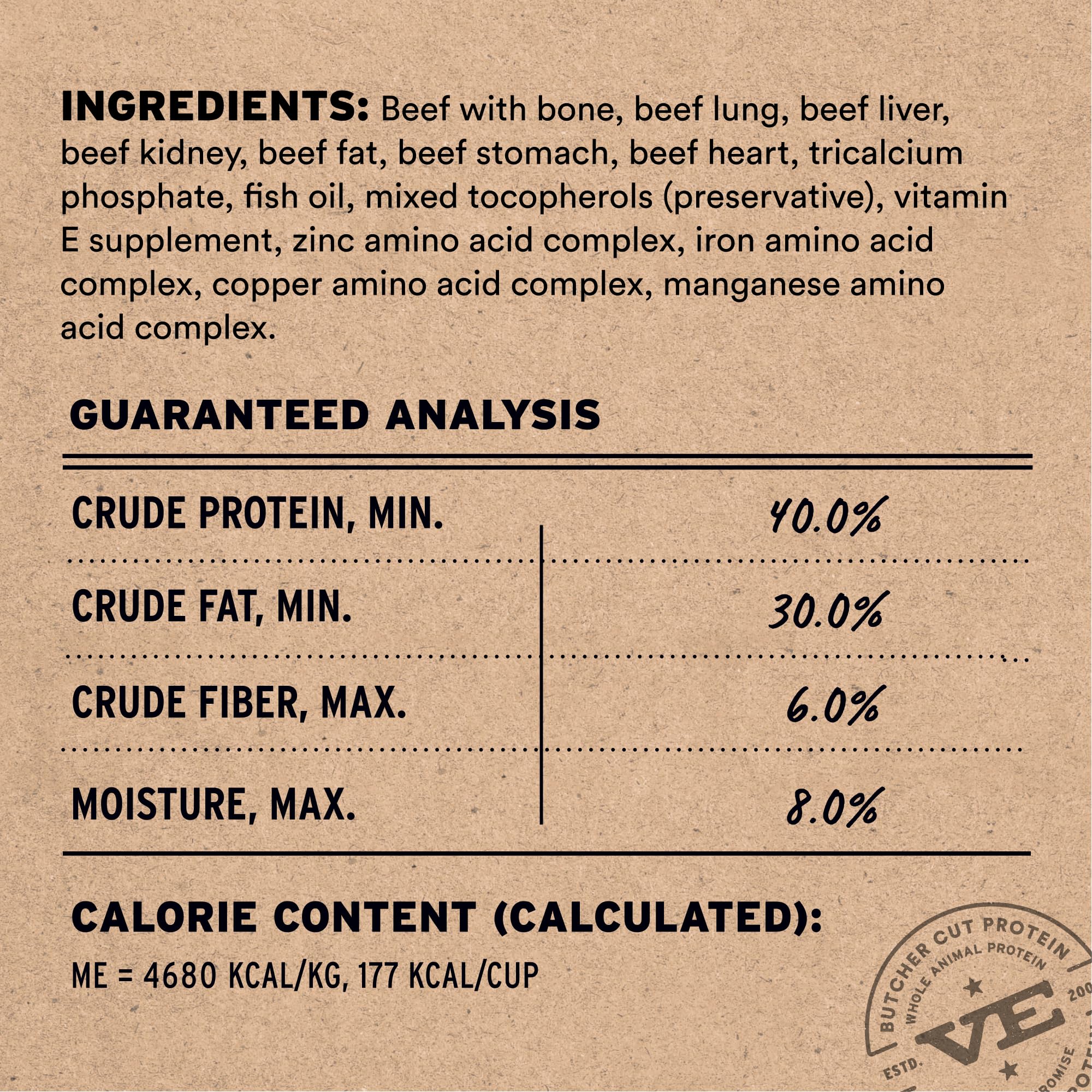 Vital Essentials USA-sourced beef protein supports active dogs with quality, traceable ingredients