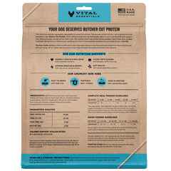 Vital Essentials USA-sourced beef shown, premium protein from American farms.