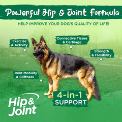 Vital Planet Hip and Joint soft chews, a tasty mobility support treat.