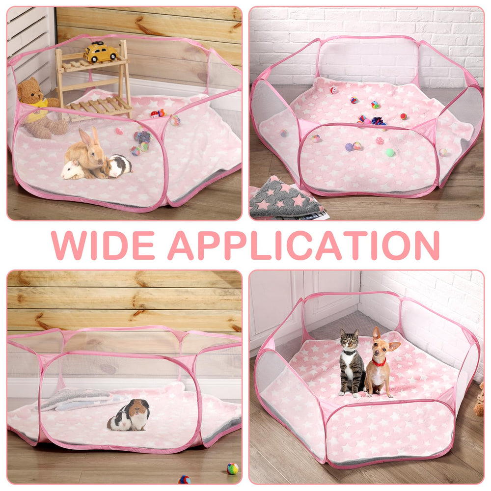 VitalCozy foldable exercise playpen packed in carry bag for travel.