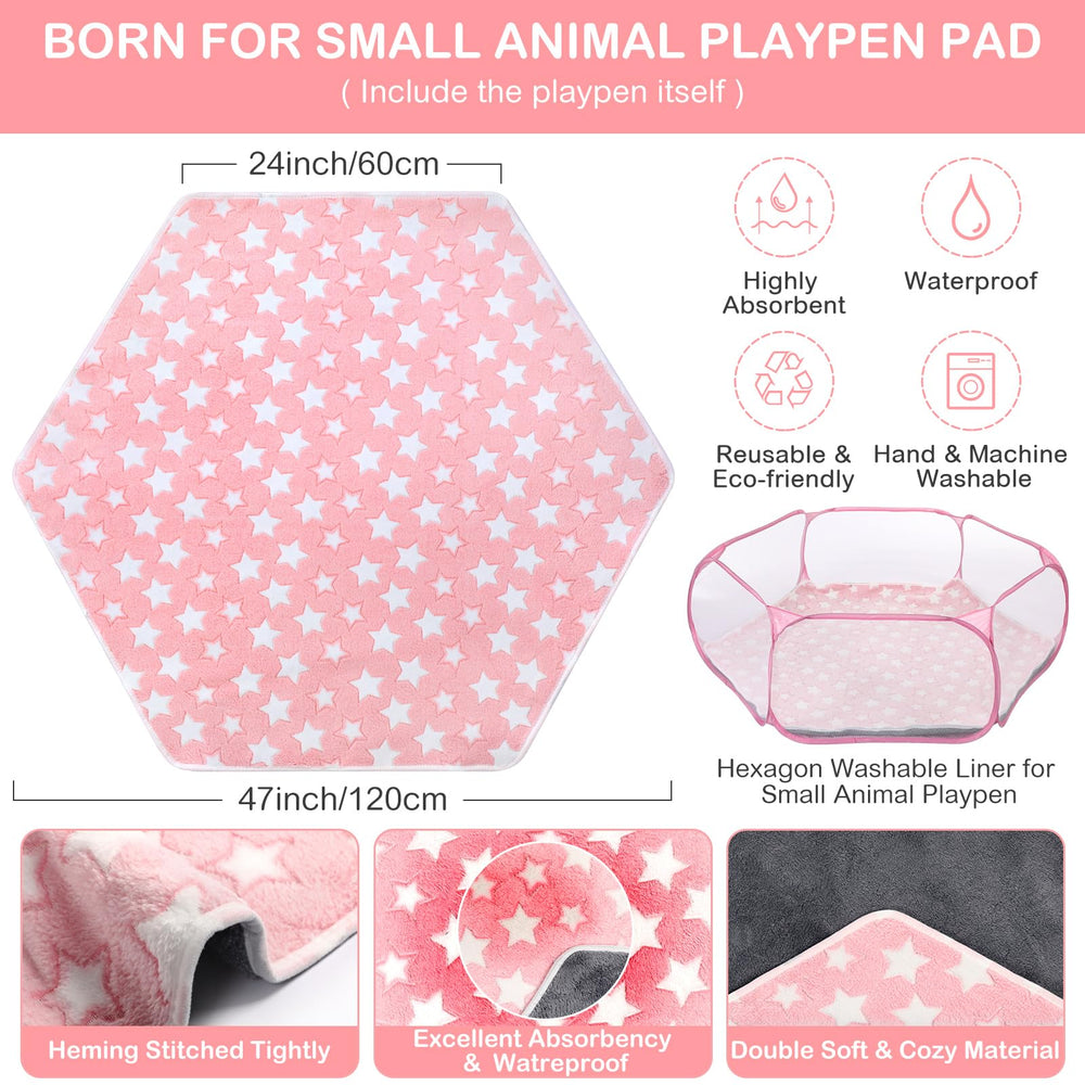 VitalCozy playpen mat and liner close-up highlighting soft waterproof layer.