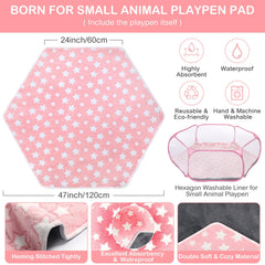 VitalCozy playpen mat and liner close-up highlighting soft waterproof layer.