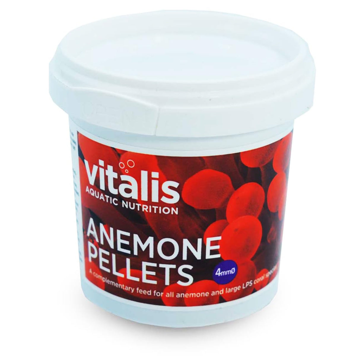 Vitalis Marine Anemone Pellets 4mm bottle pour for easy reef tank feeding